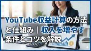 YouTube収益計算の方法と仕組み｜収入を増やす条件とコツを解説