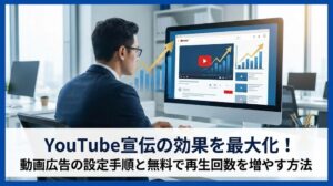 YouTube宣伝の効果を最大化！動画広告の設定手順と無料で再生回数を増やす方法