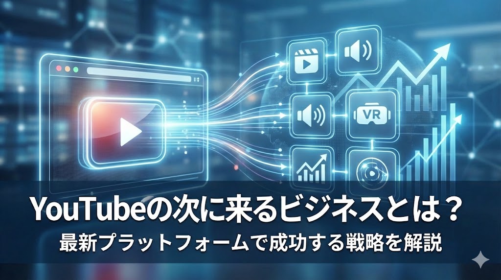 YouTubeの次に来るビジネスとは？最新プラットフォームで成功する戦略を解説