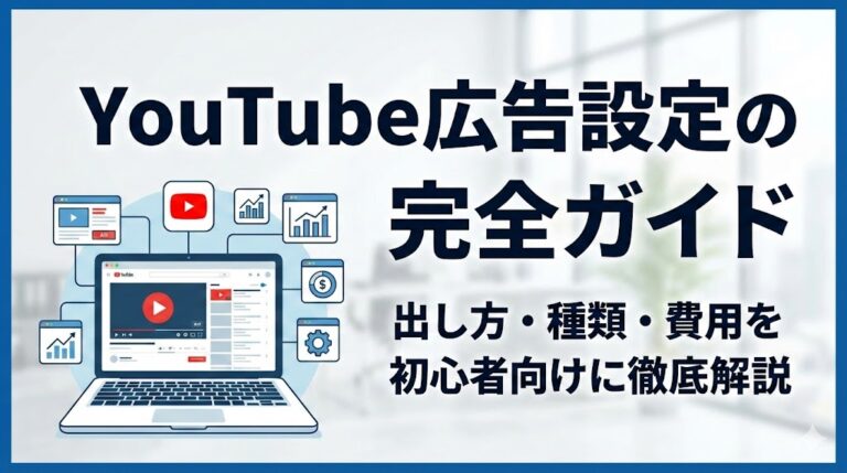 YouTube広告設定の完全ガイド｜出し方・種類・費用を初心者向けに徹底解説