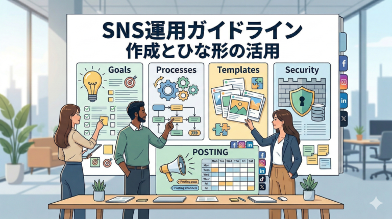 企業のSNS運用ガイドライン作成とひな形の活用方法を徹底解説