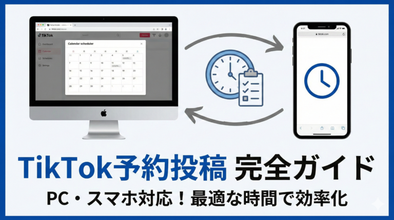 TikTok予約投稿のやり方完全ガイド！PC・スマホでの設定と時間