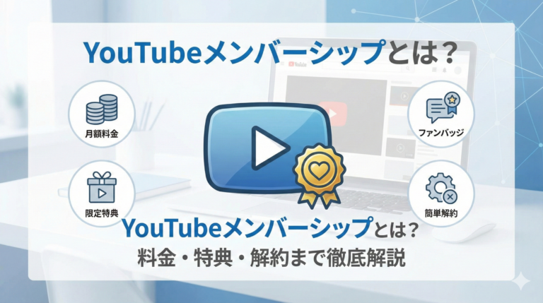 YouTubeメンバーシップとは?料金・特典・解約方法を徹底解説