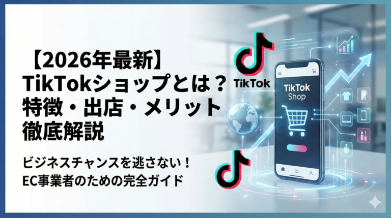 【2026年最新】TikTokショップとは？特徴や出店方法・メリットを徹底解説