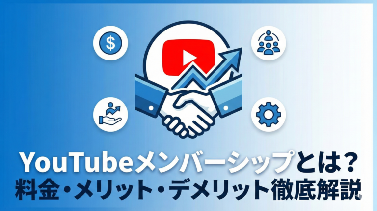 YouTubeメンバーシップとは？料金やメリット・デメリットを徹底解説