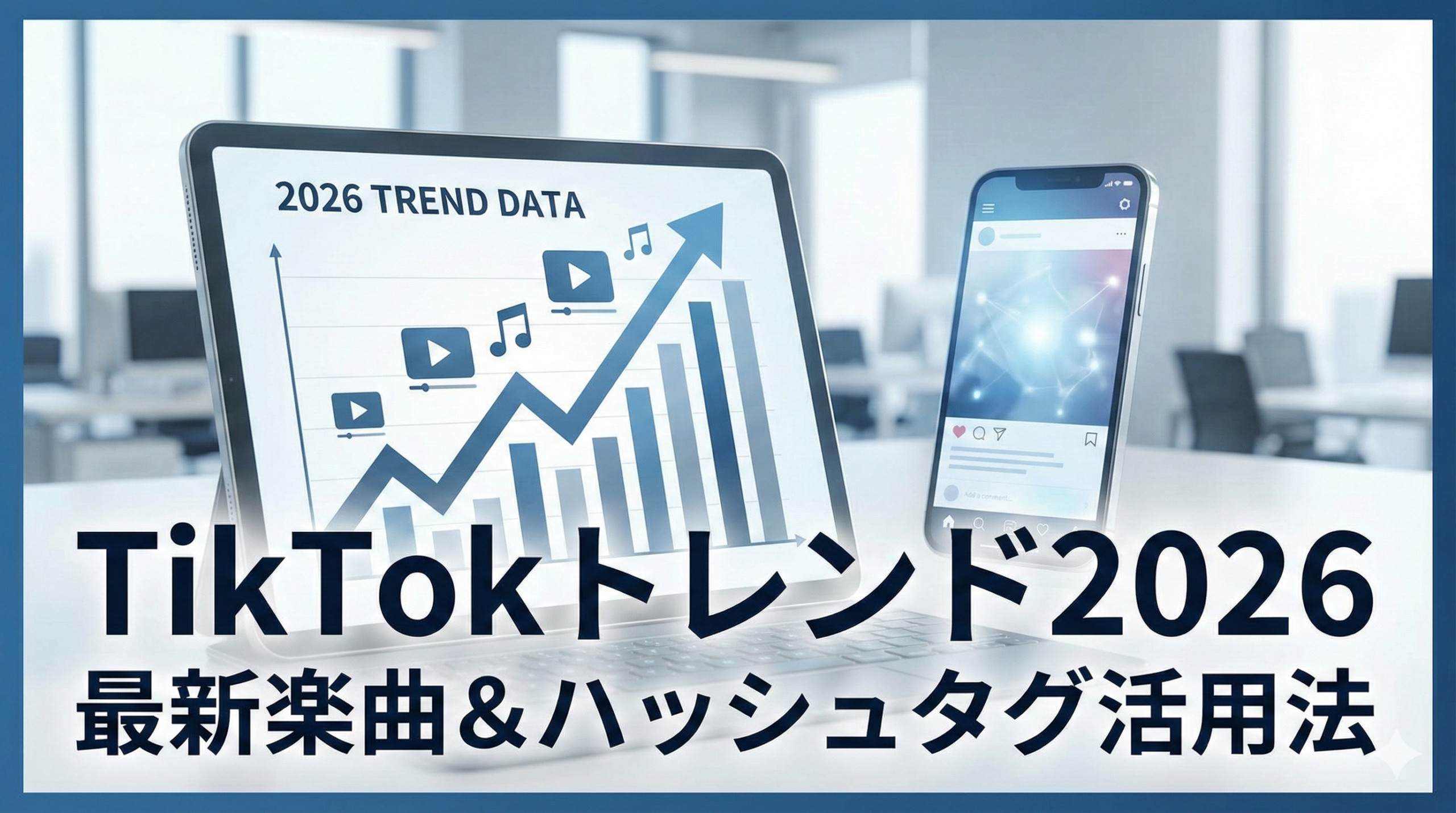 TikTokトレンド2026年最新！人気楽曲とハッシュタグ活用法