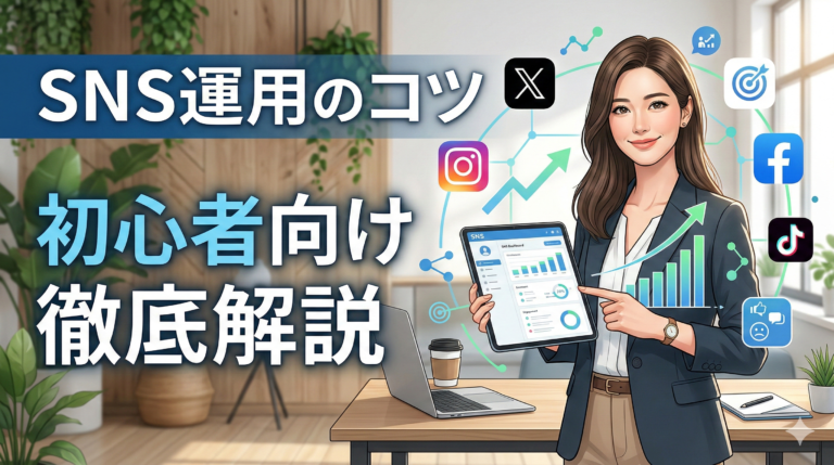 SNS運用とは？初心者向けに始め方や成功のコツを徹底解説