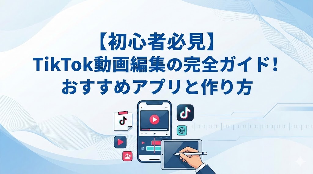 【初心者必見】TikTok動画編集の完全ガイド！おすすめアプリと作り方