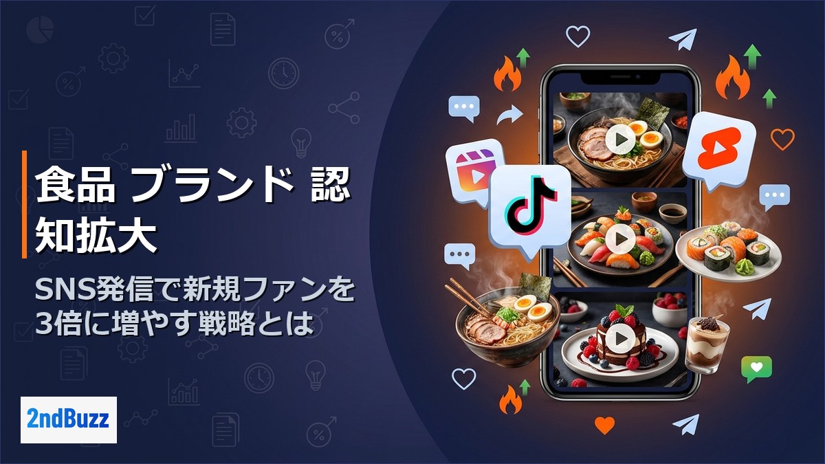 【2026年最新】食品ブランドの認知拡大｜TikTok×UGC活用ガイド